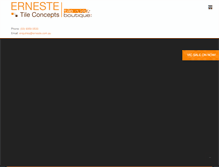 Tablet Screenshot of erneste.com.au